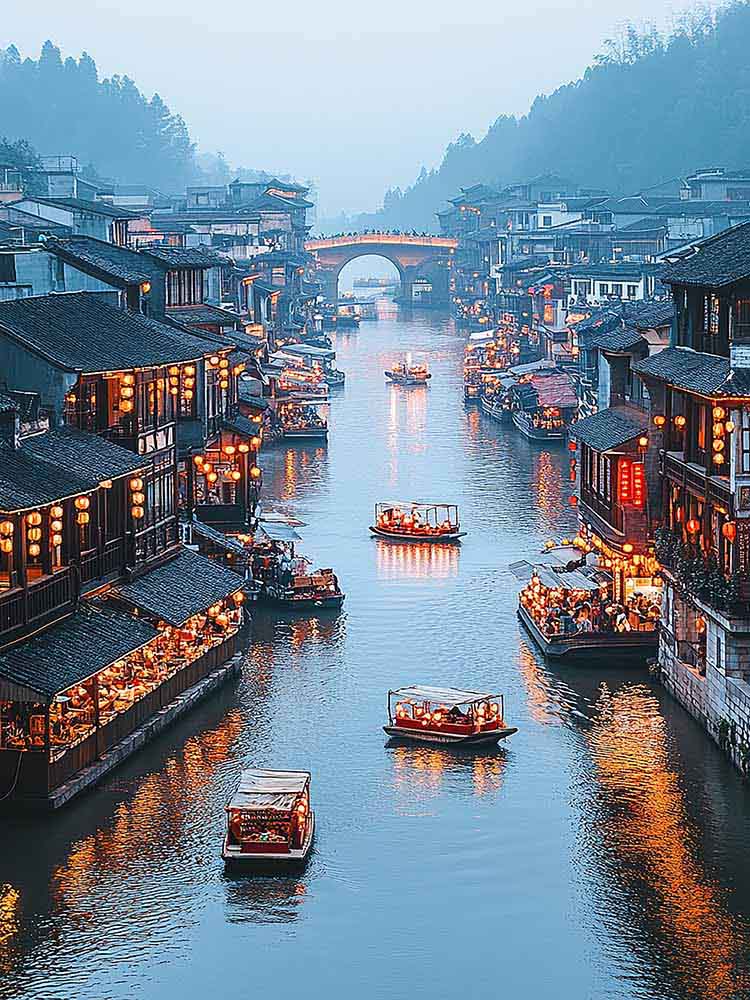 Night Market in China