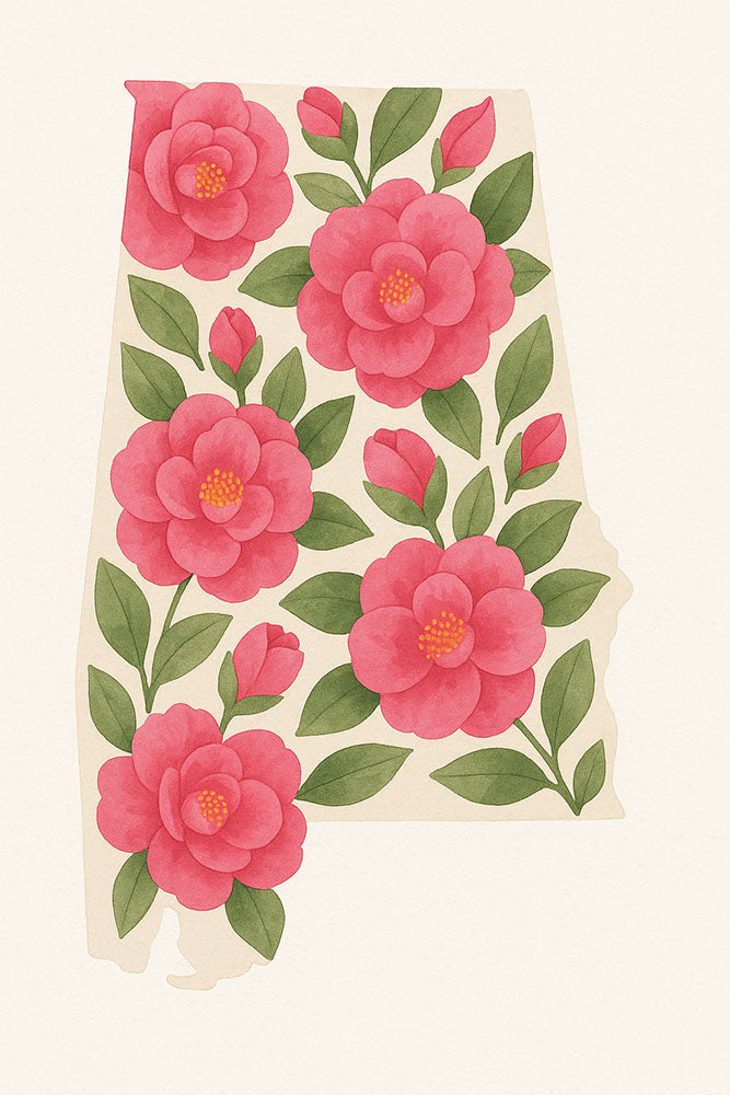 Alabama Camelias Artwork