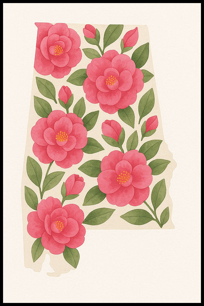 Alabama Camelias Artwork