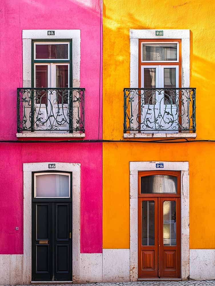Pink & Yellow House