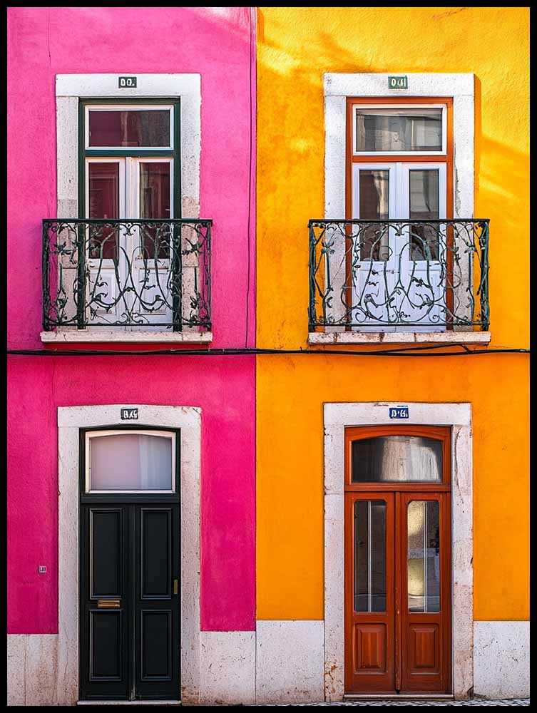 Pink & Yellow House
