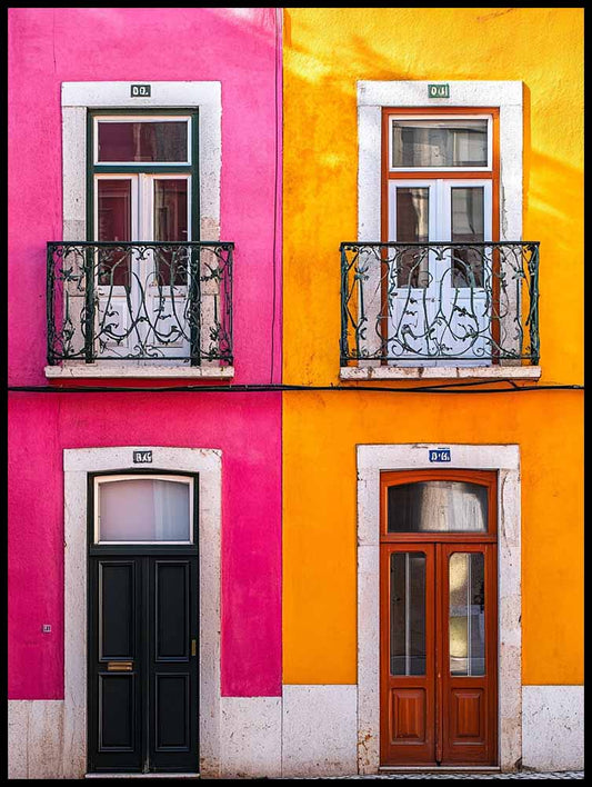 Pink & Yellow House
