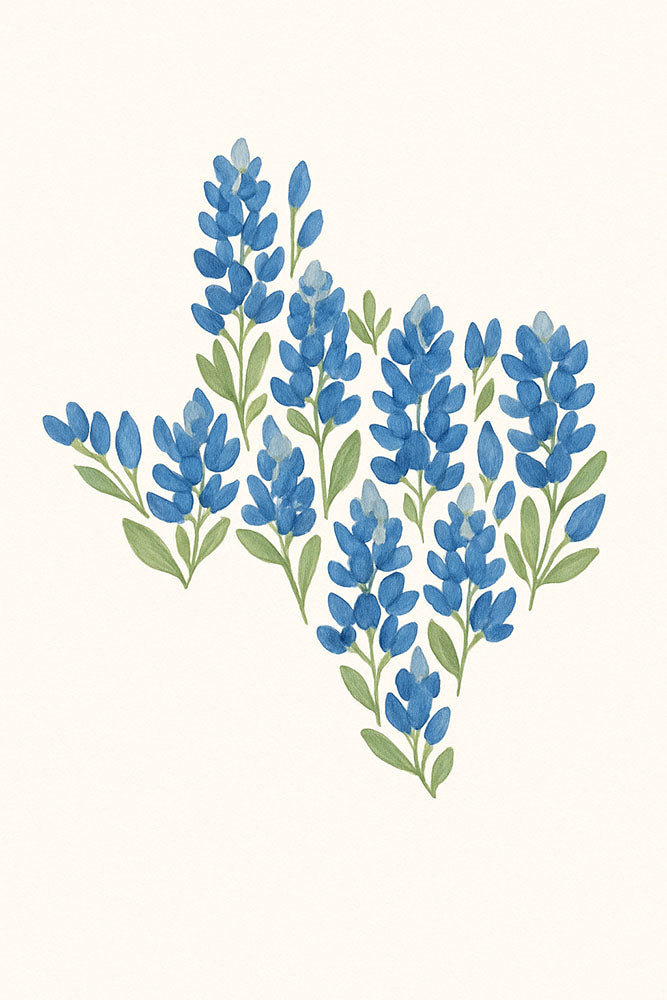 Texas Bluebonnets Artwork