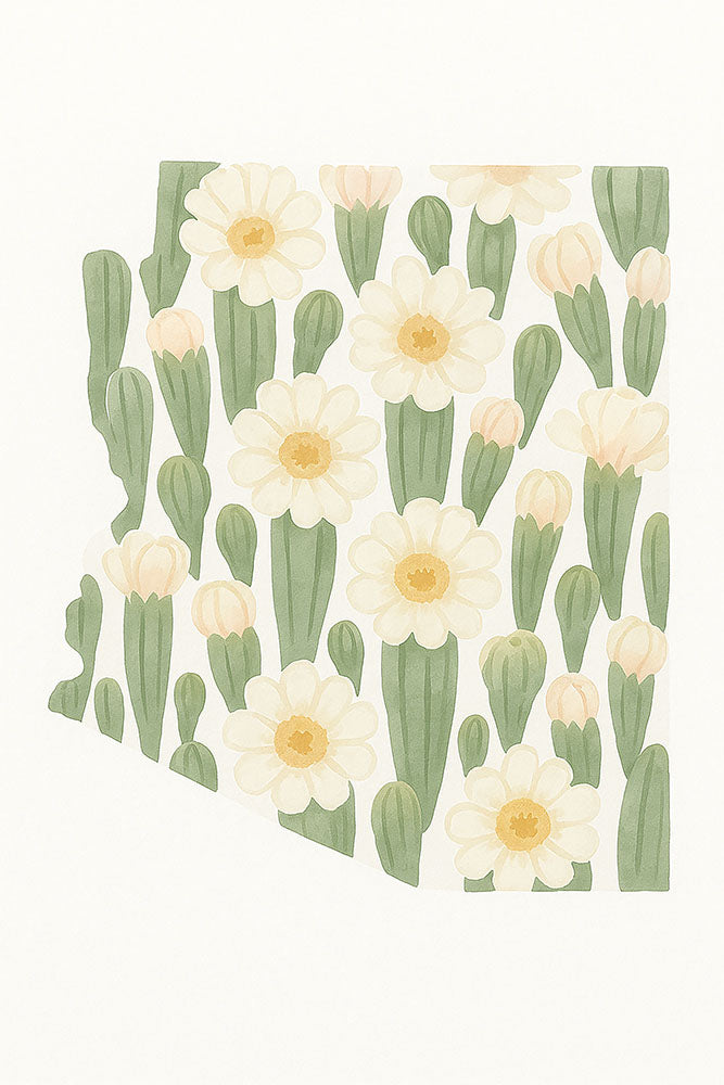 Arizona Saguaro Cactus Blossom